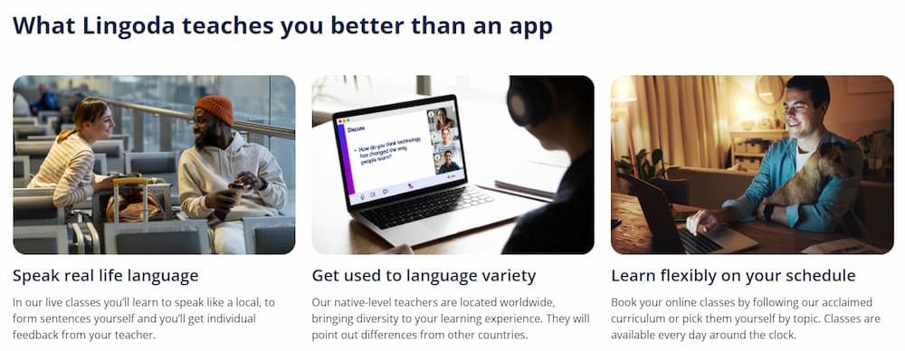 What Lingoda teaches you better than an app