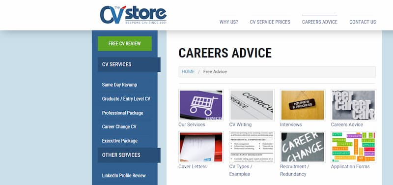 CV Store careers advice