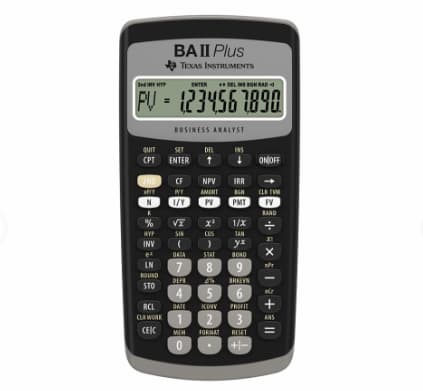 Calculator BA II Plus