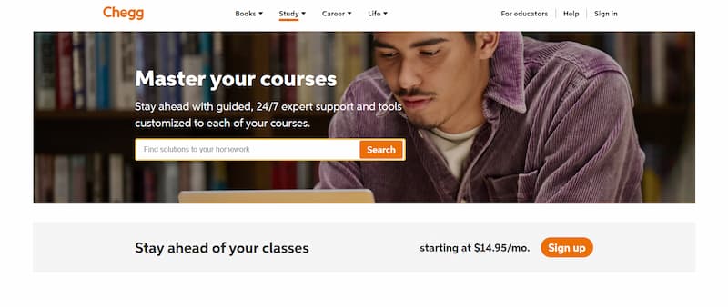 Chegg master your courses