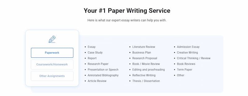 EssayPro paper writing service
