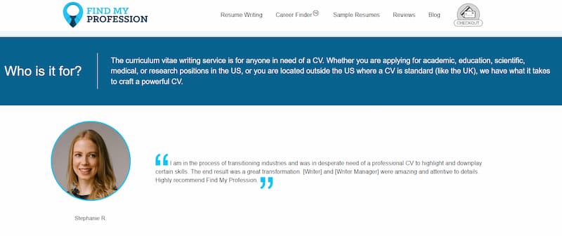 Find My Profession reviews