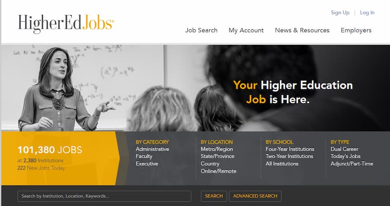 HigherEdJobs your higher education job is here