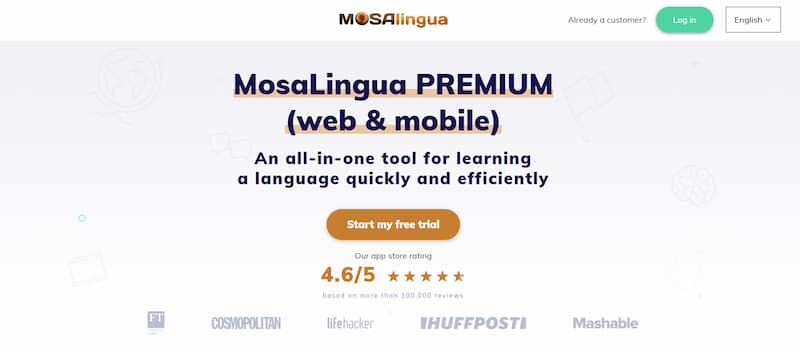 Mosalingua learning language