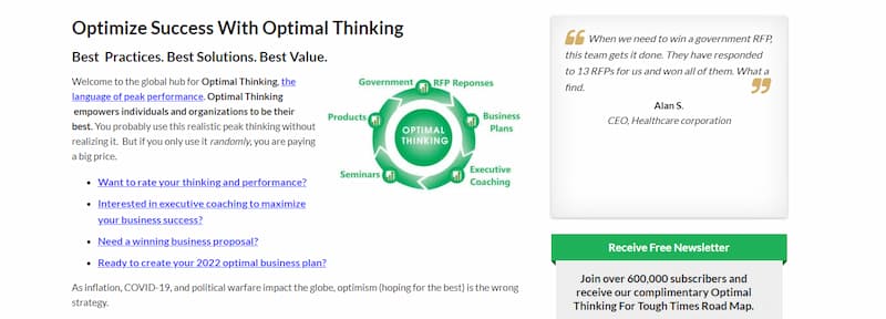 Optimal Thinking best practices