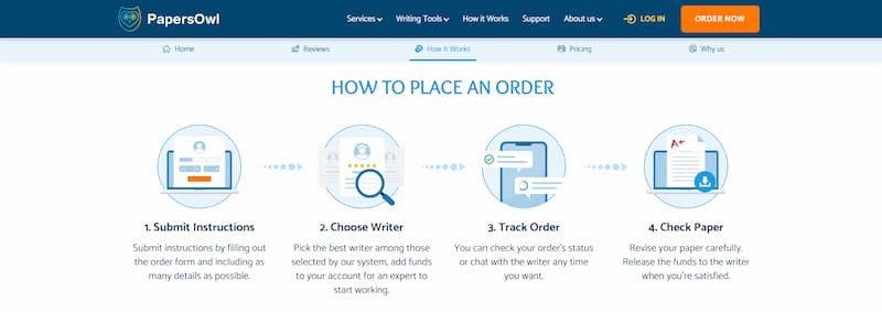 PapersOwl how to place an order