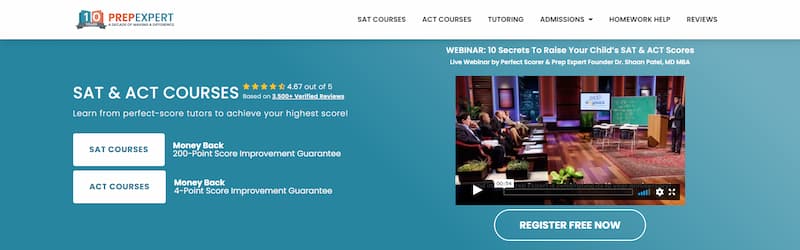 PrepExpert SAT and ACT courses