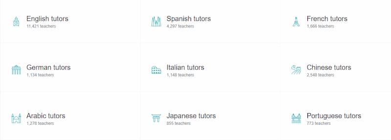Preply languages tutors