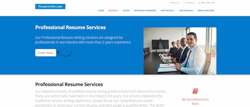 ResumeWriters professional service