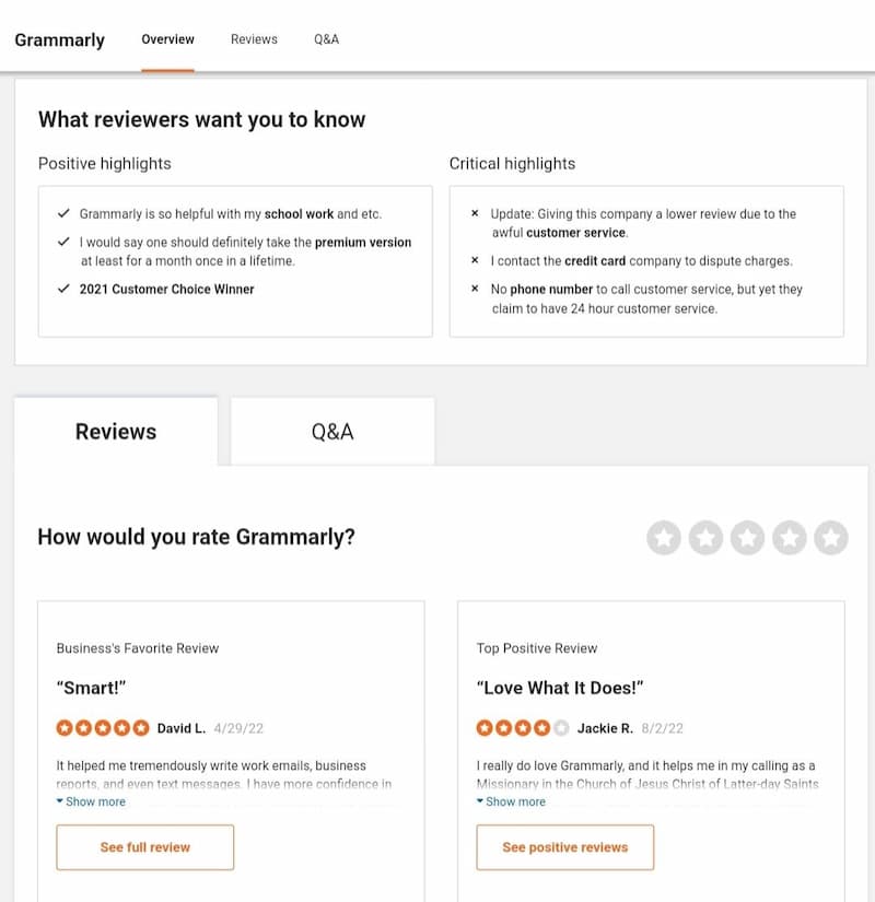 grammarly review