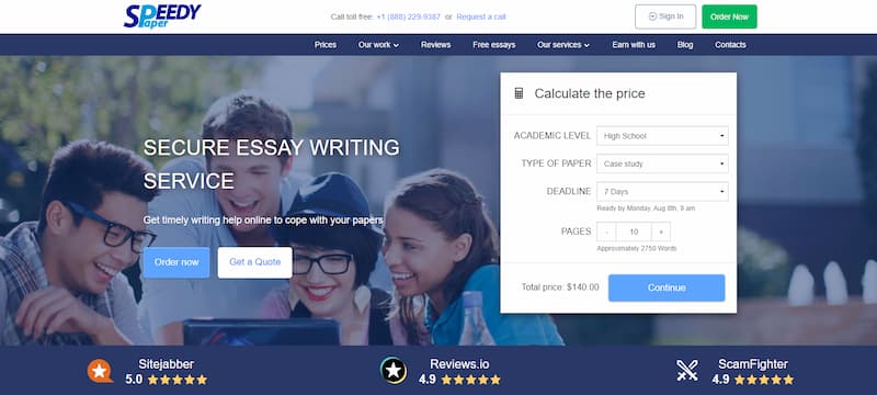 SpeedyPaper essay writing service