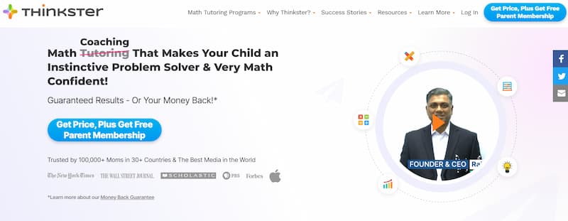 Thinkster math tutor