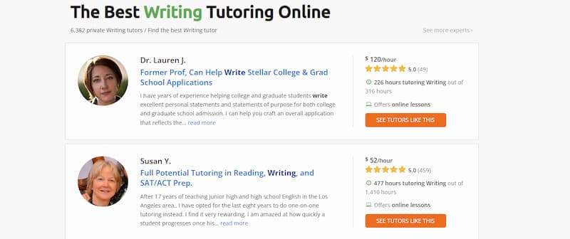 Wyzant tutoring online
