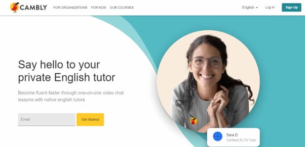 Cambly.com one-on-one tutor