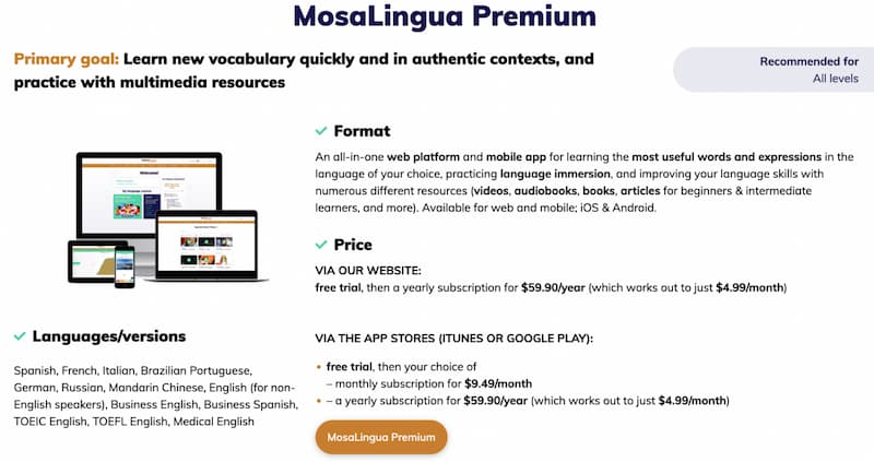 mosalinguapremium