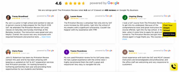 princeton-google-reviews