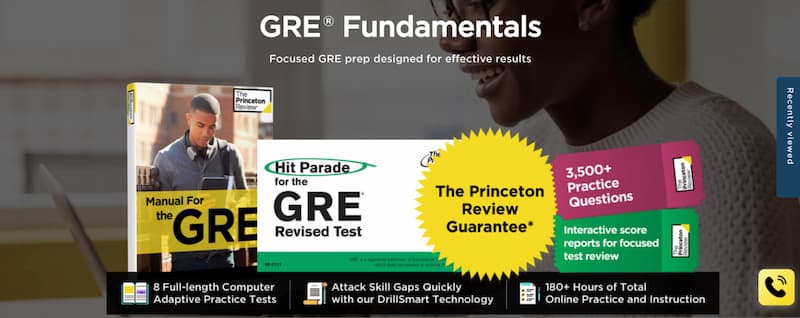 princeton review gre fundamentals