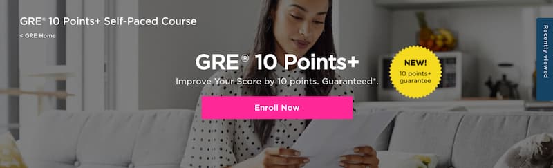 princeton review gre prep 10 points