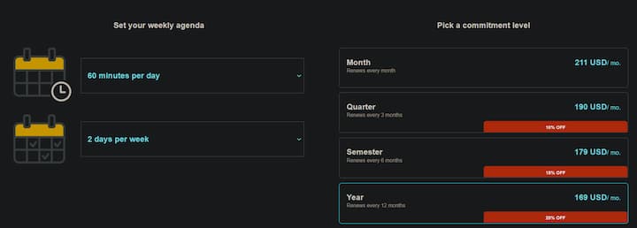 cambly monthly agenda