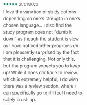 Rosetta Stone reviews