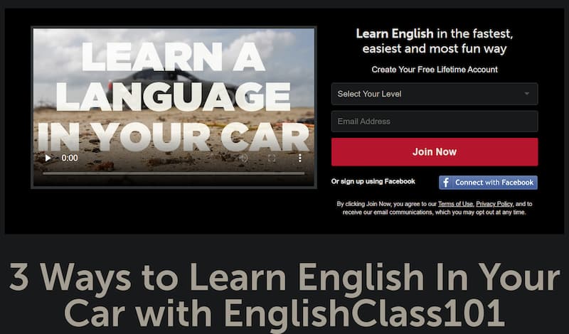 can you use englishclass while driving