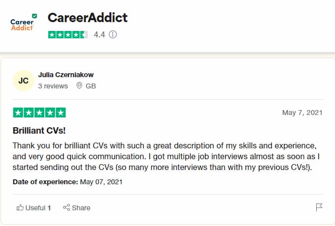 CareerAddict reviews
