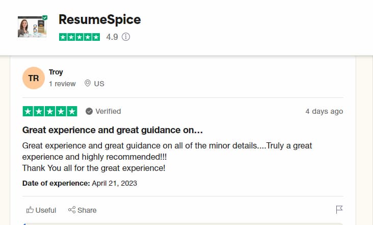 ResumeSpice review