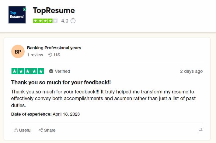 TopResume review