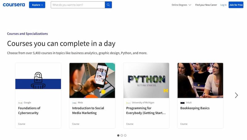 Coursera courses