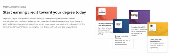 coursera earn your degree