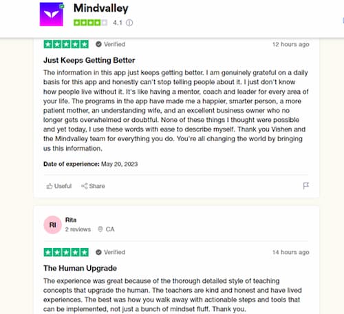 mindvalley customer review