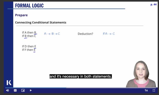 Kaplan LSAT Prep - lesson