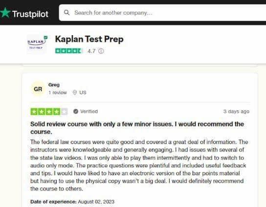 Kaplan LSAT Prep - review2