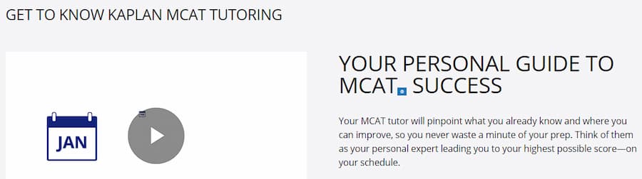 Kaplan - MCAT tutoring