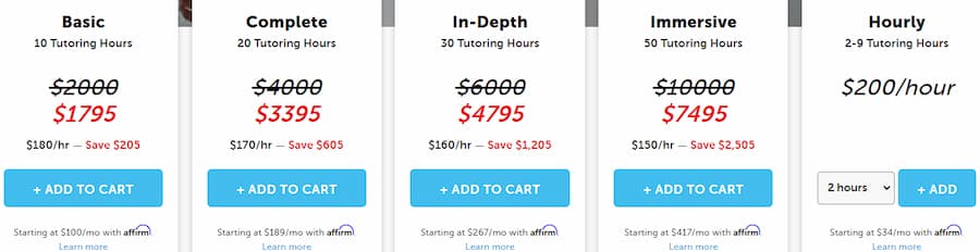 LSAT Max - pricing