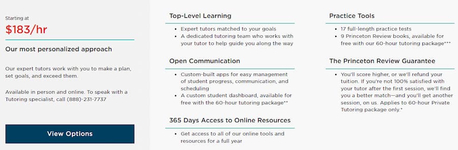 Princeton - MCAT price