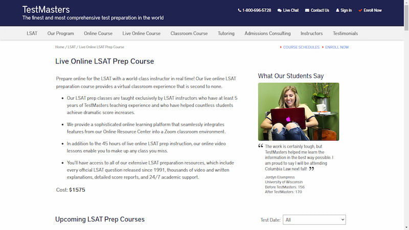 testmasters-pricing-live-online-LSAT-course