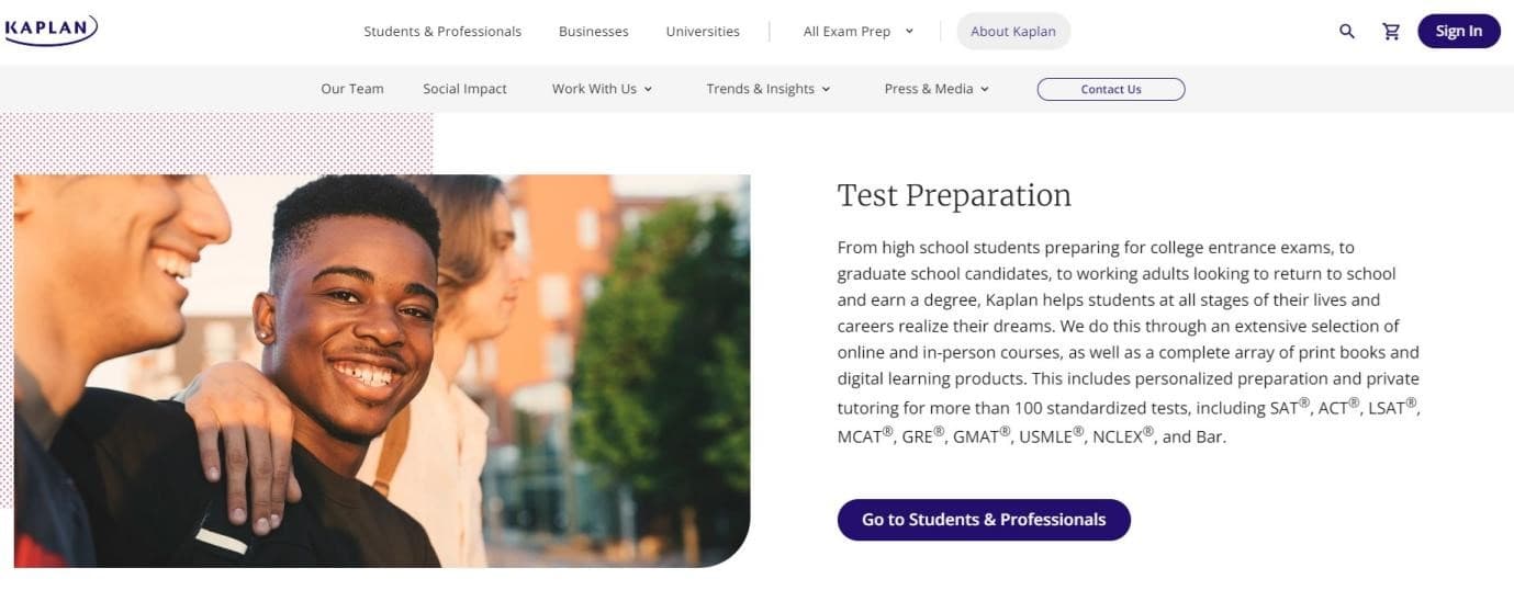 kaplan-test-preparation-list