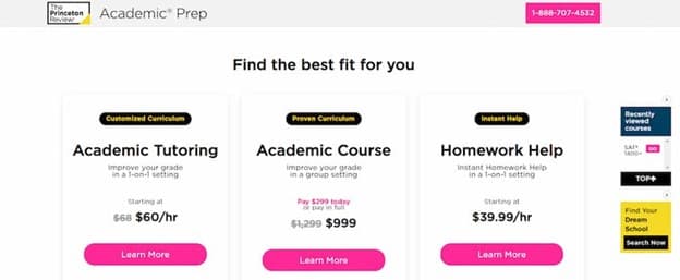 princeton-review-different-prices