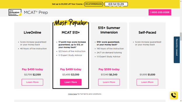 the-princeton-review-popular-packages-and-prices