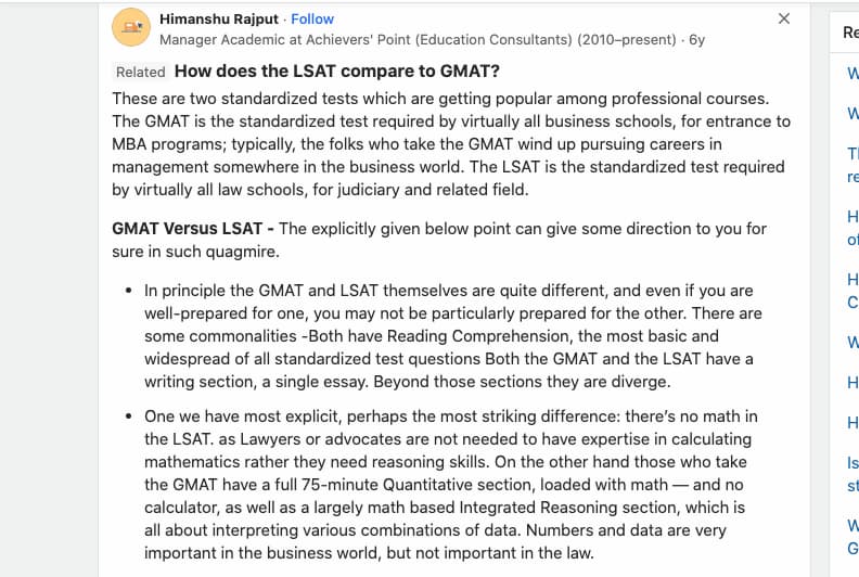 GMAT vs LSAT