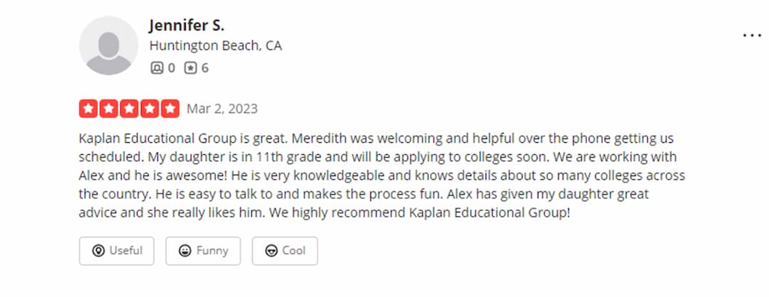 kaplan admissions review on sitejabber