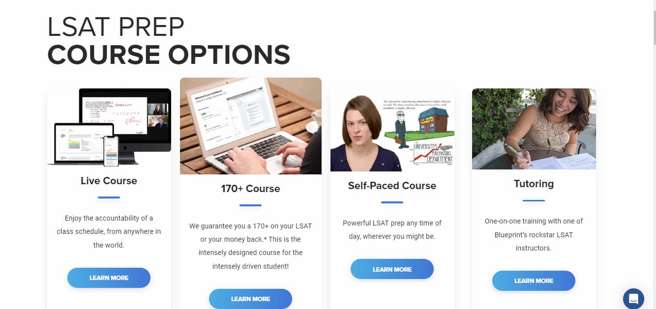 Blueprint - course options