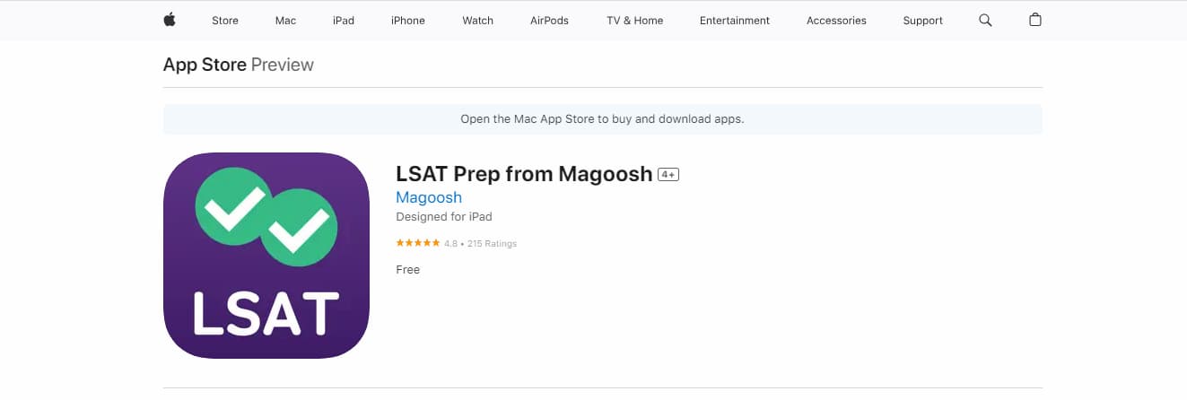 LSAT Prep from Magoosh