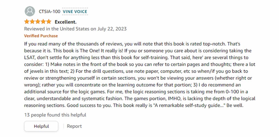 User review