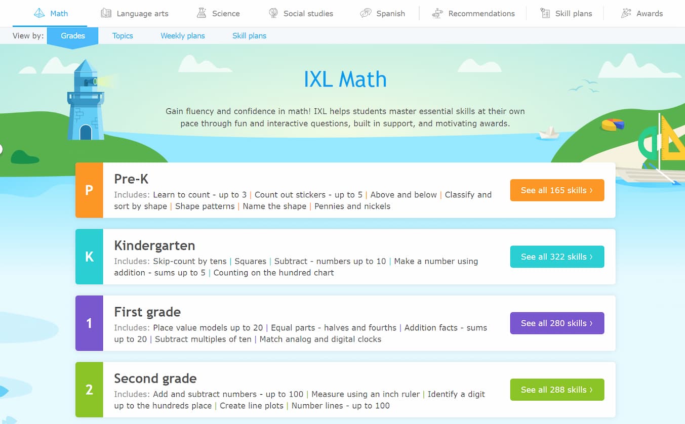IXL Features 