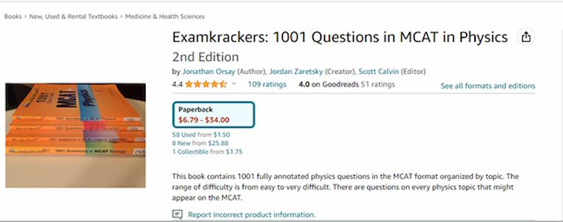 price book physics exam