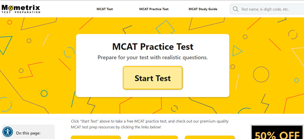  Mometrix Online MCAT Tests