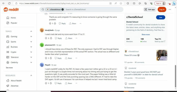 CrackDAT Reddit user feedback