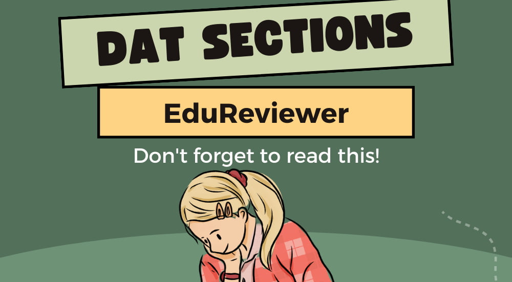 DAT Sections 2025 Breakdown EduReviewer